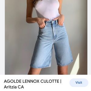 Agolde Lennox Cullottes shorts 26